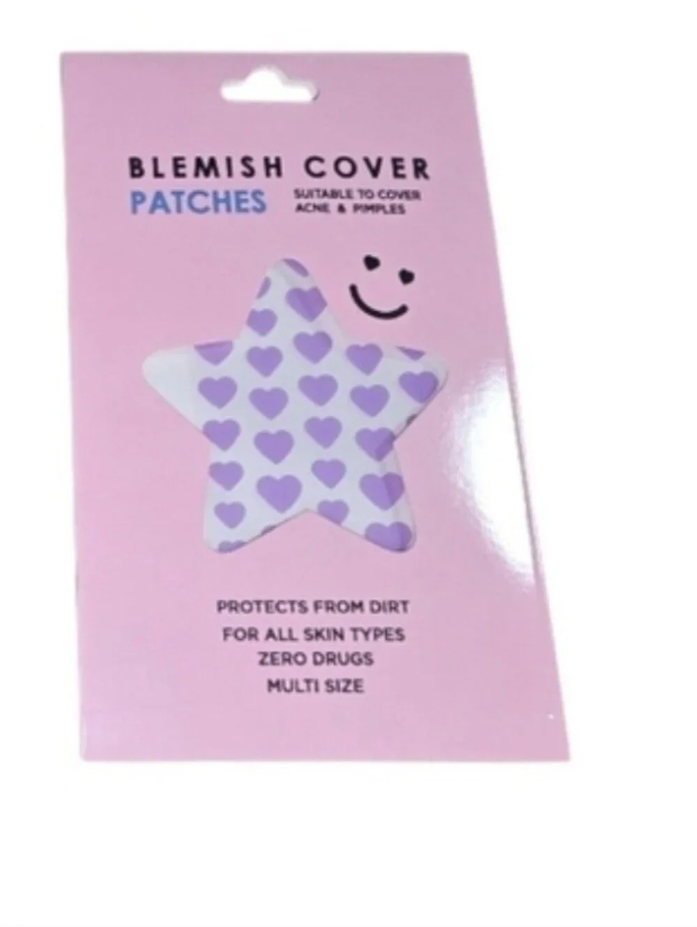 Blemish Cover Patches - Purple Heart Star Acne Patch